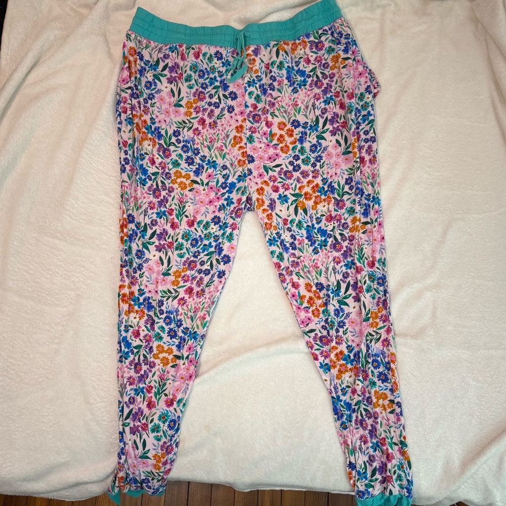 Little Sleepies Floral Print PJ Jogger Pants